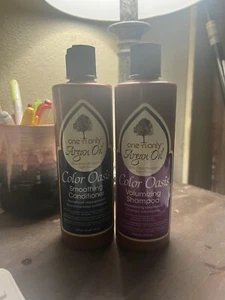 ONE N ONLY COLOR OASIS ARGAN OIL CONDITIONER & SHAMPOO 12 OZ PREVENT FADING SET - Picture 1 of 3