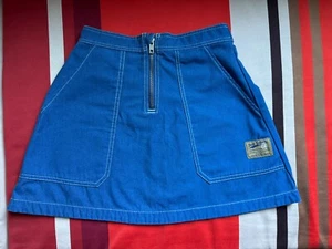 Petit Bateau Cotton Denim Jean Skirt Girls Size 10 Ans 140 Cm Paris - Picture 1 of 11