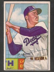 1952 Bowman DUKE SNIDER #116 *Vivid VG/VGEX* (No Creases) Dodgers HOF