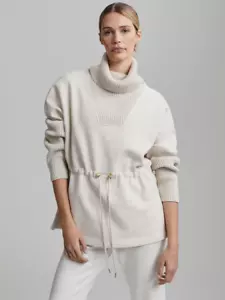 *L, XL* - Neu mit Etikett Varley Cavello Longline Sweatshirt Oberteil in Birke meliert, 158 $ NEU! - Bild 1 von 34