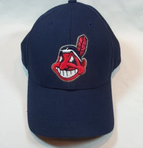 Vintage Cleveland Indians Big Chief Wahoo Twins Enterprise Hook & Loop Hut - Bild 1 von 6