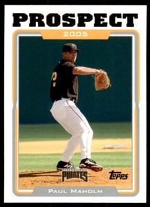 2005 TOPPS PAUL MAHOLM PITTSBURGH PIRATES #UH101