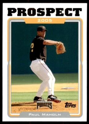 Topps Paul Maholm Pittsburgh Pirates 2005 #Uh101 Foto 1 de 2