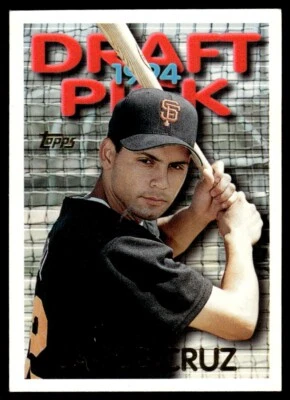 1995 Topps #521 Jacob Cruz - San Francisco Giants - Rookie - Image 1 of 2