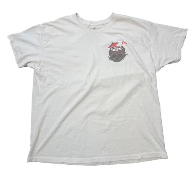 Мужская футболка Riot Society Coconut Skull Drink бежевая большой размер сделано в США бывшая в употреблении - Изображение 1 из 4