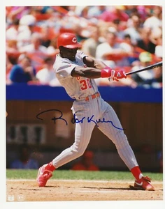 ROBERTO KELLY Signed/Autographed 8x10 Photo CINCINNATI REDS w/COA - Picture 1 of 1