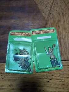 Warhammer Dark Elf Command Group Blisters Metal - Picture 1 of 1