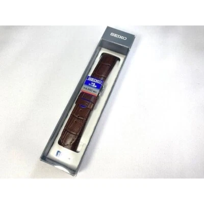 Correa de cuero genuino SEIKO 19mm marrón oscuro RS01C19BN Foto 1 de 4