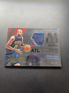 2015-16 Panini Absolute Al Horford Frequent Flyer Materials S/N 2/25 #19 Hawks - Picture 1 of 4