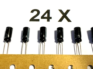 100uF, 10V, 105°, RM2,5, Chang, Serie RL, RL1A101MC110B25CEH, 24 unidades - Imagen 1 de 3