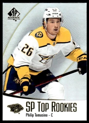 2021-22 SP Top Rookies Philip Tomasino Rookie Nashville Predators #TR-15 - Image 1 of 2