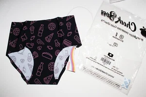 NWT Cheek Boss No Show Brief Underwear Smooth Seamless Panties size XS Black - Picture 1 of 1
