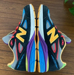 New Balance 990v4 x DTLR Wild Style 2.0 Size 3 GS Youth GC990DL4 Multicolor Shoe - Picture 1 of 24