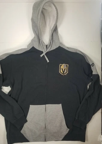 Fanatics NHL GOLDEN KNIGHTS Las Vegas Hooded Sweater Sz 2XT Black Gray Men's Cover