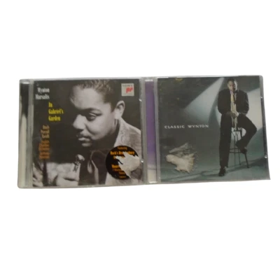 Wynton Marsalis CDs In Gabriels Garden + Classic Wynton Trumpet Set of Two CDs Foto 1 de 4