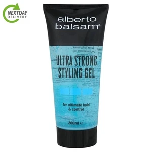 Alberto Balsam Ultra Strong Hair Styling Gel for Ultimate Hold and Control 200ml - Picture 1 of 2