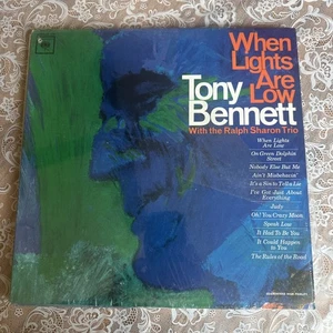 Tony Bennett With The Ralph Sharon Trio - When Lights Are Low Vinyl LP Very Good - Picture 1 of 3