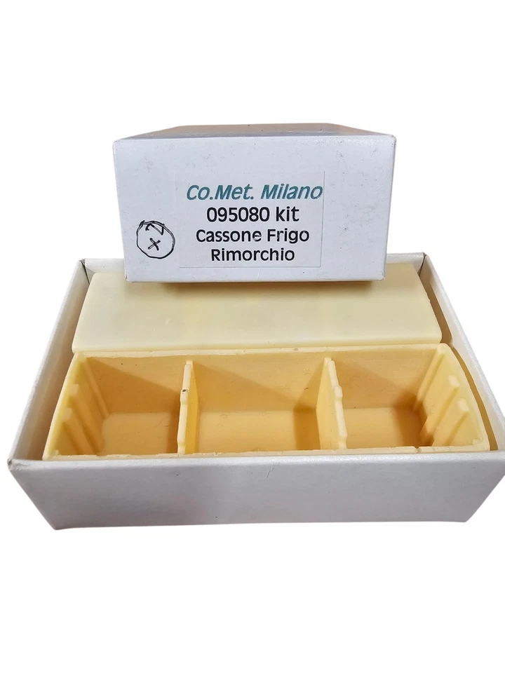 Co.Met Milano H0 1/87 095080 Kit Resina 2 x Cassone Frigo Rimorchio - Immagine 1 di 1