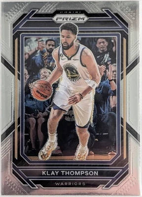 2022-23 PANINI SILVER PRIZM KLAY THOMPSON #115 GOLDEN STATE WARRIORS NBA - Image 1 of 2