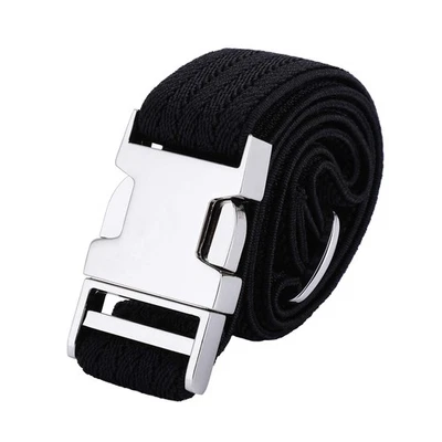Toddler Kids Adjustable Elastic Belt, Silver Buckle, Boys, Girls, Easy Snap - Image 1 of 4