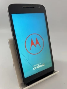 Motorola Moto G4 Play Black Vodafone Network 16GB 5.0 Android Smartphone Cracked - Picture 1 of 15