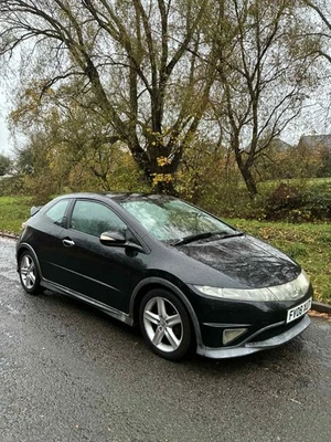 2008 HONDA CIVIC TYPE S 1.8 BLACK - Image 1 of 4