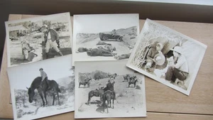 Lot 5 photos Argentiques, ancienne, film ,western ,à identifier , 25X20cm .(10). - Picture 1 of 6