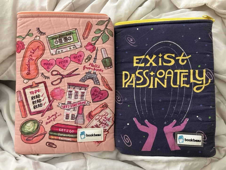 Kindle iPad book bookbeau ereader booktok case cover pink blue Sleeve cute set - Image 1 of 1