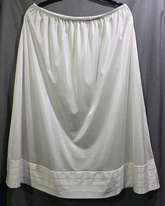 3X Talla Grande Medio Deslizamiento Velrose Blanco Cintura 36"-48" Largo 31" - Imagen 1 de 6