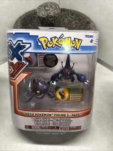 TOMY Pokemon XY Mega Pokemon Figura Paquete de 2 - Mega Gengar y Mega Heracross - Imagen 1 de 6