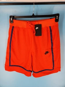 Nike Sportswear Herren Gr. M Mesh Basketball Shorts Orange Navy Blau AR2418-891 - Bild 1 von 4