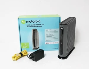 Motorola MG7700 AC1900 Dual-Band DOCSIS 3.0 Cable Modem WiFi Router - Picture 1 of 6