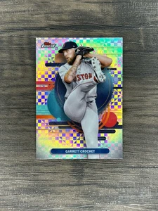 Garrett Crochet 2025 Topps Finest Uncommon Checkerboard Red Sox #161 - Picture 1 of 2