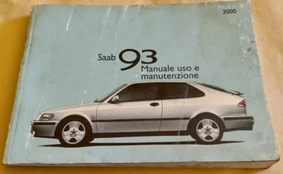 Libretto uso e manutenzione SAAB 93, anno 1999 - Immagine 1 di 4