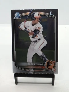 2025 Bowman Chrome Prospect Aron Estrada 1st Bowman Baltimore Orioles #BCP-33 - Picture 1 of 3