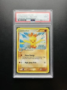 Pokemon PSA 9 MINT Combusken 16/100 EX Crystal Guardians Reverse Holofoil 2006 - Picture 1 of 1