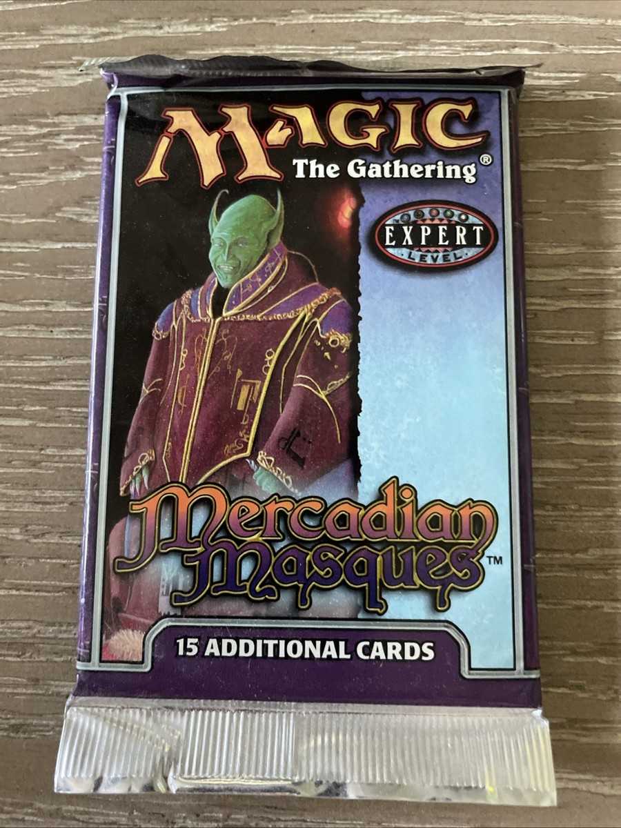 Magic: The Gathering Mercadian Masques Sealed Collectible Magic: The Gathering Mercadian Masques Sealed Collectible