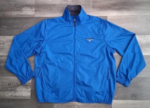 Vintage Polo Sport Ralph Lauren Windbreaker Jacket Removable Sleeves Blue Large - Picture 1 of 15