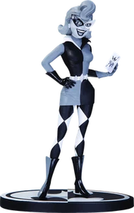 DC - Harley Quinn Black & White Statue by Paul Dini  [OE] - Picture 1 of 1