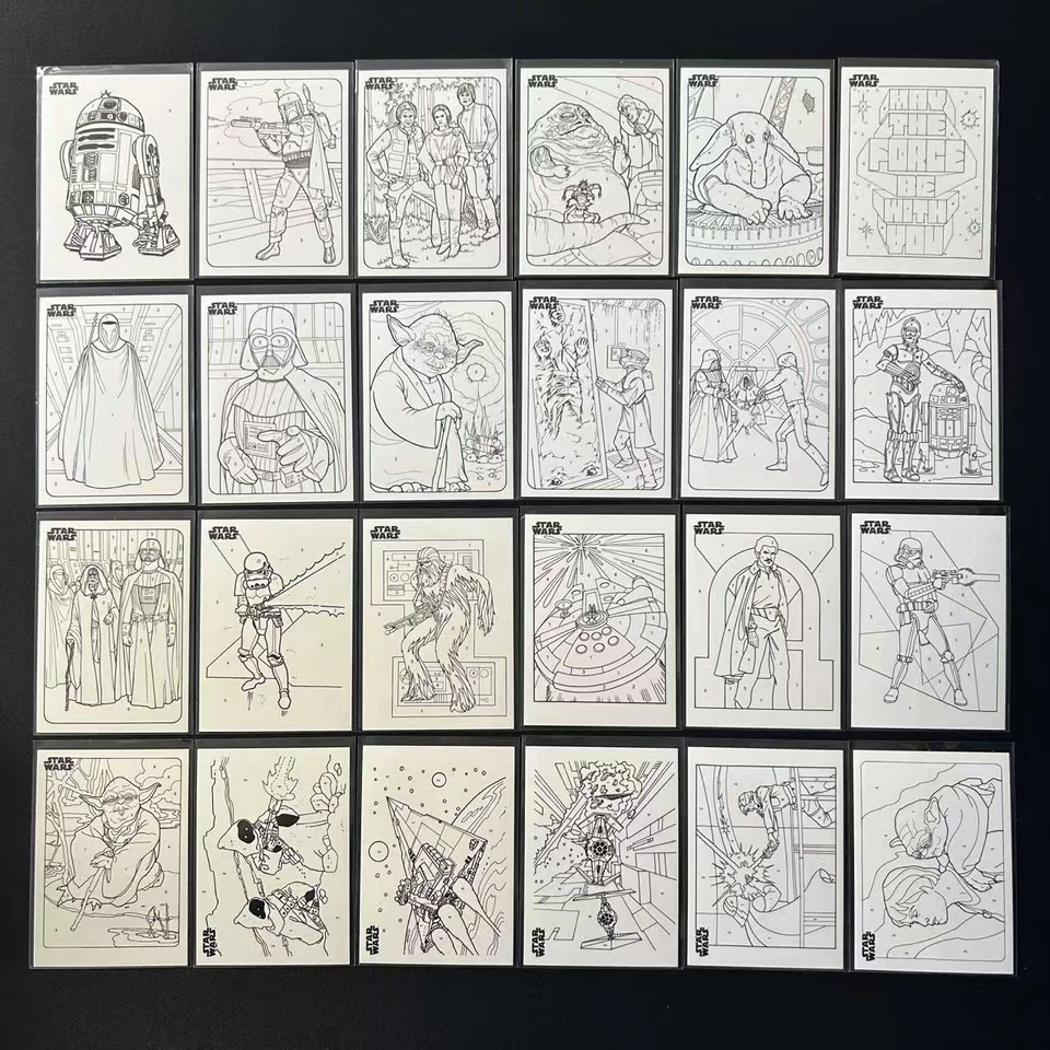 💎2025 TOPPS CHROME STAR WARS BY THE NUMBER FULL SET LOT24 - Image 1 of 1