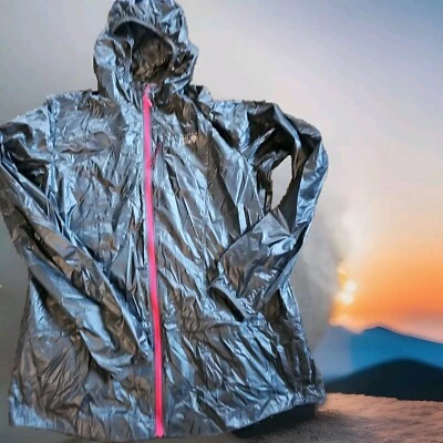 Cortavientos para mujer talla L azul con cremallera rosa ligero MOUNTAIN HARDWEAR C9 Foto 1 de 4