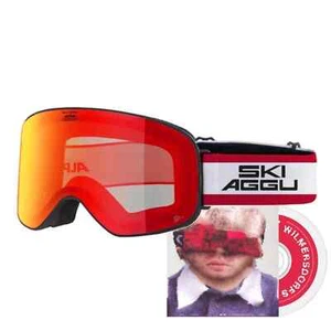 Ski Aggu Skibrille rot (prod. by Alpina) + CD Wilmersdorfs Kind - Bild 1 von 1