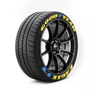 Goodyear Eagle F1 (Coloured) Tyre Stickers - High Quality Tyre Lettering | Made - Picture 1 of 1