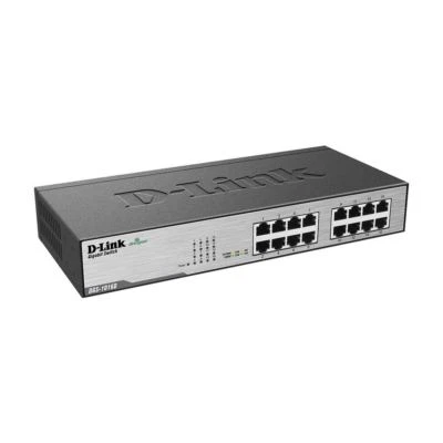 D-Link DGS-1016D 16-Port Green Ethernet Copper Gigabit Unmanaged Network Switch - Image 1 of 4