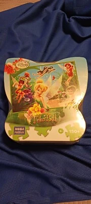 Disney COLECCIONABLE Hadas "Tinker Bell" Lata con Puzzle Nuevo y Sellado de Fábrica Foto 1 de 4