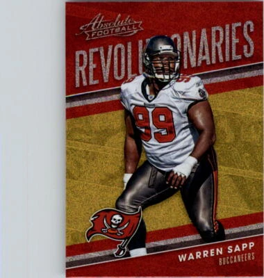 2018 Absolute Revolutionaries Spectrum Gold #19 Warren Sapp - NM-MT - Image 1 of 2