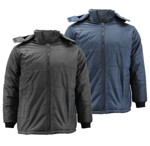 Boy's Quilted Fleece Lined Removable Hood Water Resistant Puffer Jacket - Picture 1 of 7