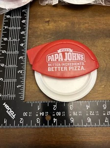 Brandneu & Versiegelt Papa John’s Johns Runder Pizzaschneider - Kunststoff Rollschneider - Bild 1 von 3