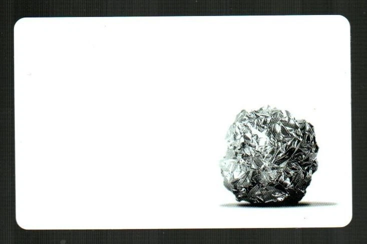 CHIPOTLE Aluminum Foil Ball ( 2008 ) Gift Card ( $0 ) - Image 1 of 1