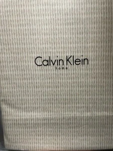 Juego de fundas de almohada Calvin Klein Wellfleet Yarmouth concha/crema de trigo - King - Nuevo con etiquetas - Imagen 1 de 6